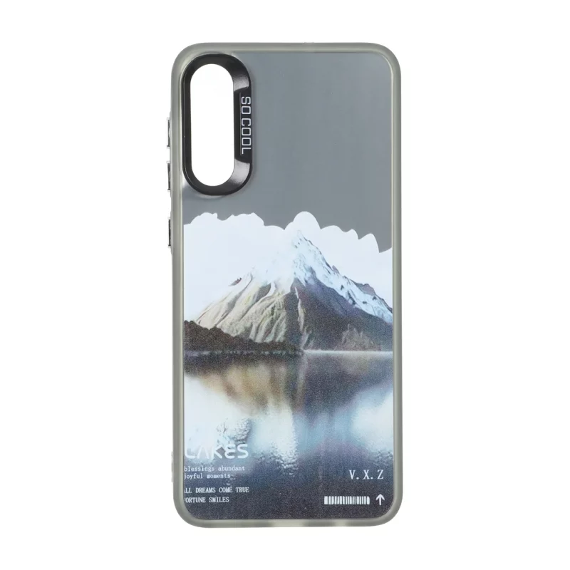 قاب SO COOL بلک لنز دکمه کروم طرح دار Samsung Galaxy A50 / A50s / A30s - طرح 439 - تصویر 2