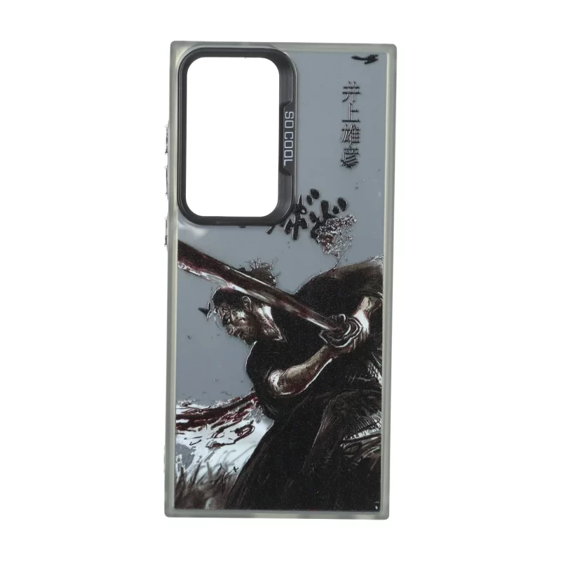 قاب SO COOL بلک لنز دکمه کروم طرح دار Samsung Galaxy S23 Ultra - طرح 468 - تصویر 2
