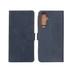 کیف چرمی موبایل مگنتی Samsung Galaxy A56 / A36 - سرمه ای