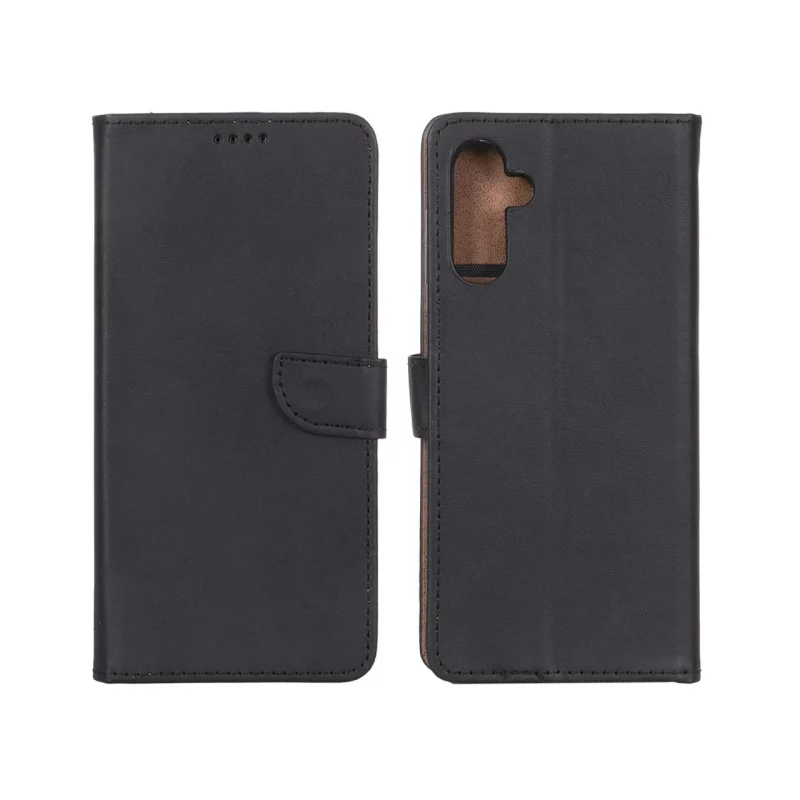 کیف چرمی موبایل مگنتی Samsung Galaxy A13 5G / A04s / M13 4G / M23 / F13 - مشکی - تصویر 2
