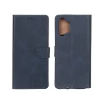کیف چرمی موبایل مگنتی Samsung Galaxy A13 4G / A13 5G / A04s / M13 4G / M23 / F13 - سرمه ای