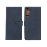 کیف چرمی موبایل مگنتی Samsung Galaxy A54 - سرمه ای