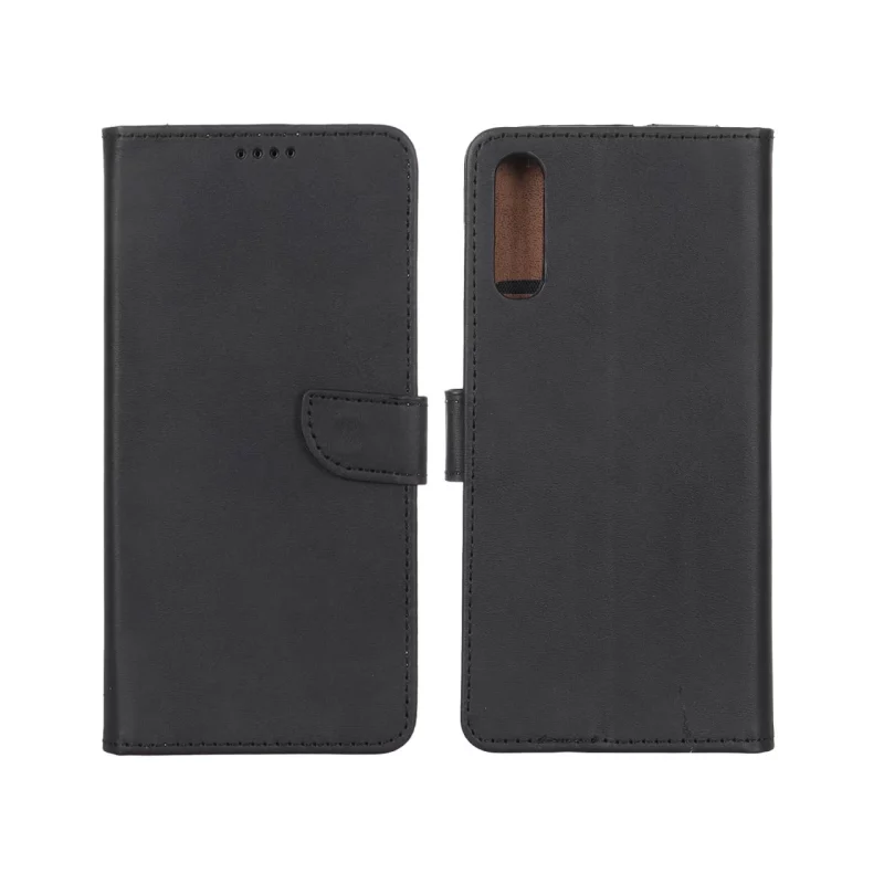 کیف چرمی موبایل مگنتی Samsung Galaxy A50 / A50s / A30s - مشکی - تصویر 2