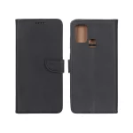 کیف چرمی موبایل مگنتی Samsung Galaxy A21s - مشکی