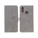 کیف چرمی موبایل مگنتی Samsung Galaxy A10s - خاکستری
