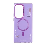 قاب SO COOL طرح مگ سیف RT مدل Samsung Galaxy S24 Ultra - بنفش