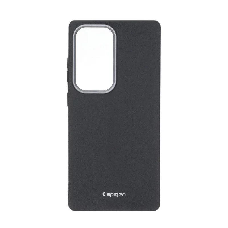 قاب Texture لوگودار Spigen مدل Samsung Galaxy S25 Ultra - مشکی - تصویر 2