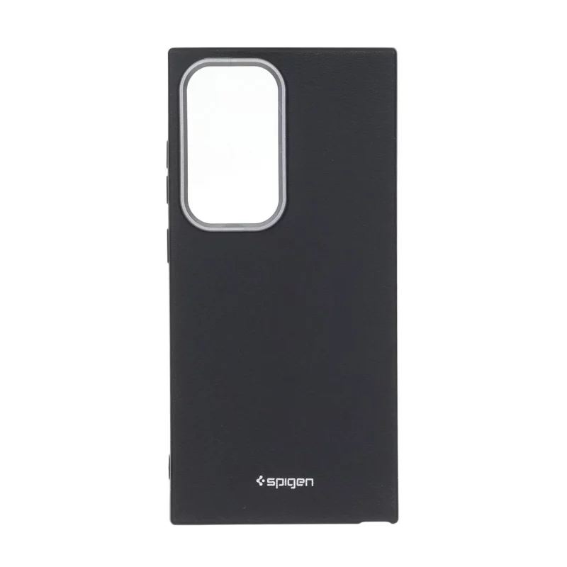 قاب Texture لوگودار Spigen مدل Samsung Galaxy S24 Ultra - مشکی - تصویر 2