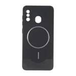 قاب Line Case جیر MagSafe فلزی محافظ لنزدار Samsung Galaxy A30 / A20 - مشکی