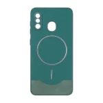 قاب Line Case جیر MagSafe فلزی محافظ لنزدار Samsung Galaxy A30 / A20 - سبز