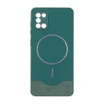 قاب Line Case جیر MagSafe فلزی محافظ لنزدار Samsung Galaxy A31 - سبز