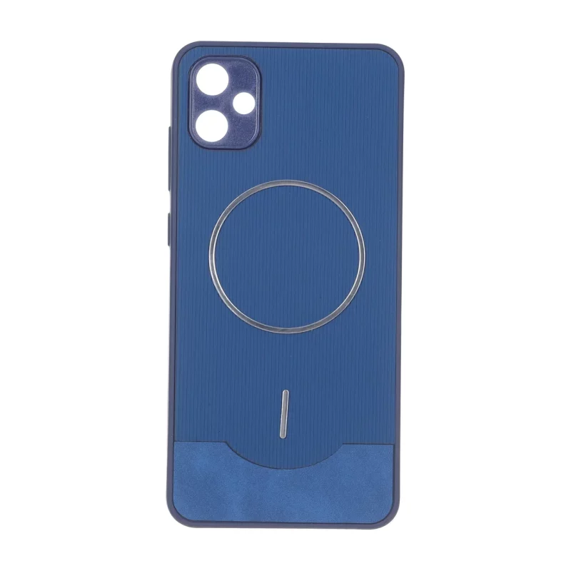 قاب Line Case جیر MagSafe فلزی محافظ لنزدار Samsung Galaxy A05 - سرمه ای - تصویر 2