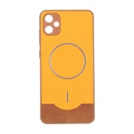 قاب Line Case جیر MagSafe فلزی محافظ لنزدار Samsung Galaxy A05 - نارنجی