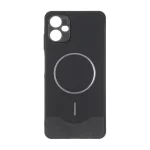 قاب Line Case جیر MagSafe فلزی محافظ لنزدار Samsung Galaxy A06 - مشکی