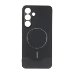 قاب Line Case جیر MagSafe فلزی محافظ لنزدار Samsung Galaxy S25 FE - مشکی