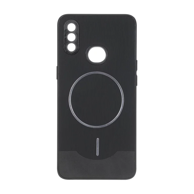قاب Line Case جیر MagSafe فلزی محافظ لنزدار Samsung Galaxy A10s - مشکی - تصویر 2