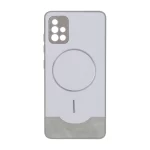 قاب Line Case جیر MagSafe فلزی محافظ لنزدار Samsung Galaxy A51 / M40s - طوسی