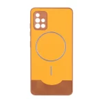 قاب Line Case جیر MagSafe فلزی محافظ لنزدار Samsung Galaxy A51 / M40s - نارنجی