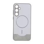 قاب Line Case جیر MagSafe فلزی محافظ لنزدار Samsung Galaxy S23 FE - طوسی