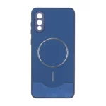 قاب Line Case جیر MagSafe فلزی محافظ لنزدار Samsung Galaxy A02 / M02 - سرمه ای