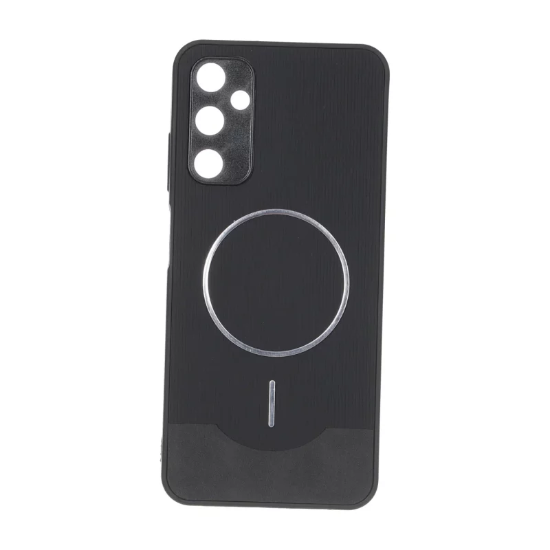 قاب Line Case جیر MagSafe فلزی محافظ لنزدار Samsung Galaxy A05s - مشکی - تصویر 2