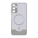 قاب Line Case جیر MagSafe فلزی محافظ لنزدار Samsung Galaxy A05s - طوسی