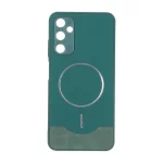 قاب Line Case جیر MagSafe فلزی محافظ لنزدار Samsung Galaxy A05s - سبز