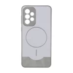 قاب Line Case جیر MagSafe فلزی محافظ لنزدار Samsung Galaxy A33 - طوسی