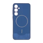 قاب Line Case جیر MagSafe فلزی محافظ لنزدار Samsung Galaxy A35 - سرمه ای
