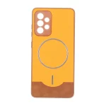 قاب Line Case جیر MagSafe فلزی محافظ لنزدار Samsung Galaxy A52 / A52s - نارنجی