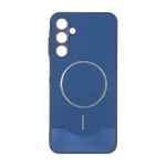 قاب Line Case جیر MagSafe فلزی محافظ لنزدار Samsung Galaxy A25 5G - سرمه ای