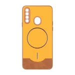 قاب Line Case جیر MagSafe فلزی محافظ لنزدار Samsung Galaxy A20s - نارنجی