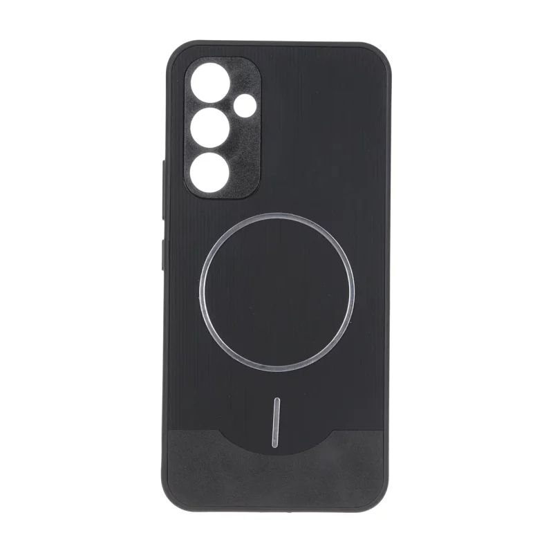 قاب Line Case جیر MagSafe فلزی محافظ لنزدار Samsung Galaxy A54 - مشکی - تصویر 2