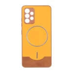 قاب Line Case جیر MagSafe فلزی محافظ لنزدار Samsung Galaxy A32 4G - نارنجی