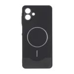 قاب Line Case جیر MagSafe فلزی محافظ لنزدار Samsung Galaxy A07 - مشکی