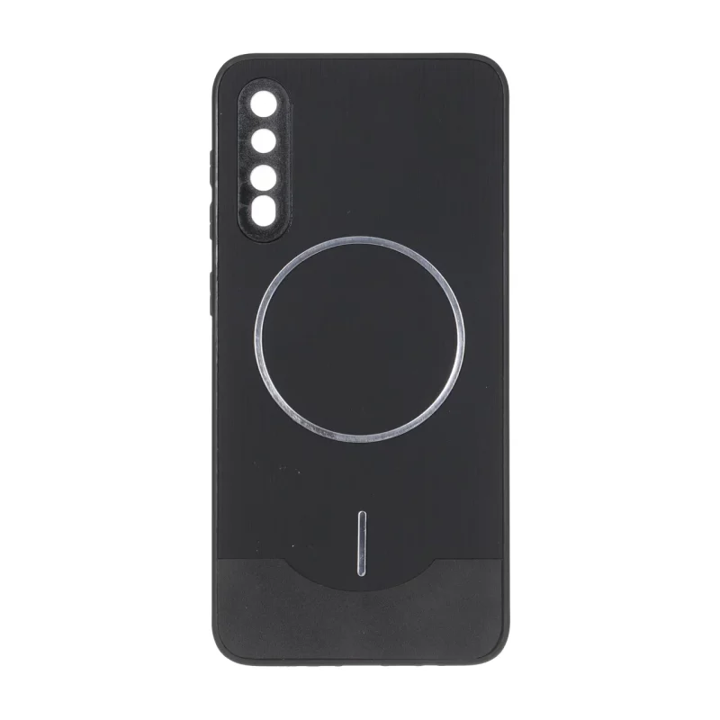 قاب Line Case جیر MagSafe فلزی محافظ لنزدار Samsung Galaxy A50 / A50s / A30s - مشکی - تصویر 2