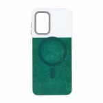 قاب مستطیلی پشت سخت براق لنز کربن طرح مگ سیف Samsung Galaxy A13 4G / A13 5G / A04s / M13 4G / M23 / F13 - سبز