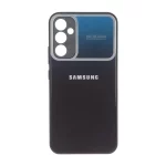 قاب Auto Focus پشت گلس دور لنز آینه ایSamsung Galaxy A34 - بادمجانی
