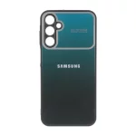 قاب Auto Focus پشت گلس دور لنز آینه ایSamsung Galaxy A15 - سبز تیره