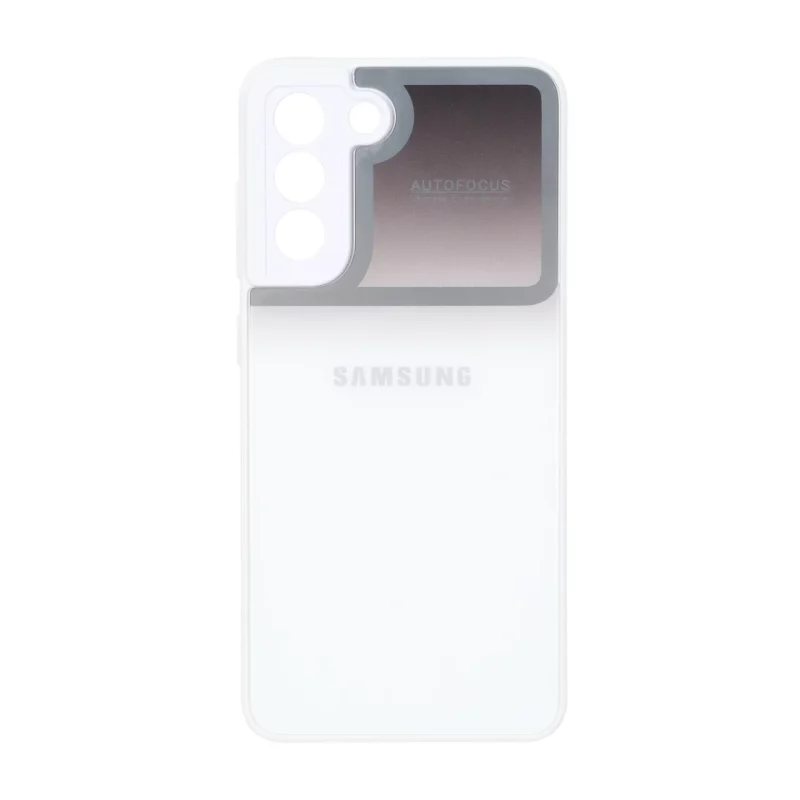قاب Auto Focus پشت گلس دور لنز آینه ایSamsung Galaxy S21 FE - سفید - تصویر 2
