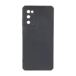 قاب طرح الکترواستاتیک مات محافظ لنزدار Samsung Galaxy S20 FE - مشکی