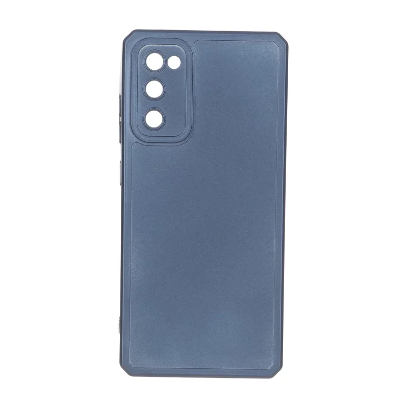 قاب طرح الکترواستاتیک مات محافظ لنزدار Samsung Galaxy S20 FE - سرمه ای - تصویر 2