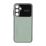 قاب Auto Focus طرح چرم Samsung Galaxy A25 5G - سبز