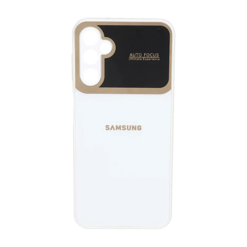 قاب Auto Focus پشت براق دور لنز آینه ای Samsung Galaxy A14 - سفید - تصویر 2