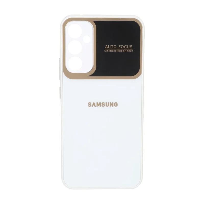 قاب Auto Focus پشت براق دور لنز آینه ای Samsung Galaxy A34 - سفید - تصویر 2