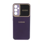قاب Auto Focus پشت براق دور لنز آینه ای Samsung Galaxy A34 - بنفش
