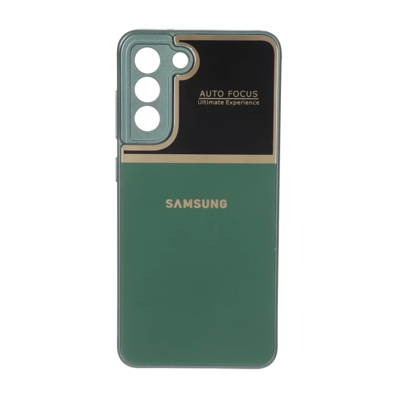 قاب Auto Focus پشت براق دور لنز آینه ای Samsung Galaxy S21 FE - سبز - تصویر 2