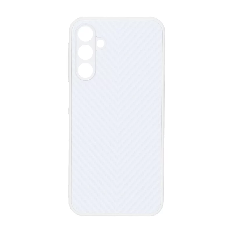 قاب طرح کربن PVD مدل Samsung Galaxy A15 - سفید - تصویر 2