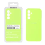 قاب سیلیکونی پاک کنی اورجینال درجه یک Samsung Galaxy A25 5G - سبز فسفری (پک دار)