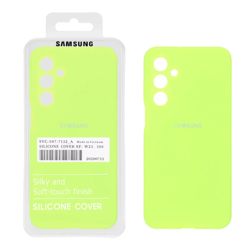 قاب سیلیکونی پاک کنی اورجینال درجه یک Samsung Galaxy A16 - سبز فسفری (پک دار) - تصویر 2